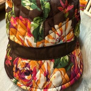 Vera Bradley English rose newsgirl newsboy quilted fleece lined y2k‎ vintage